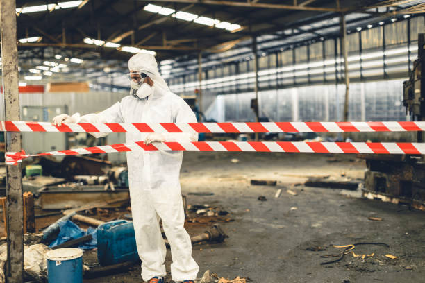 Professional Biohazard technician working in Lansdowne, MD